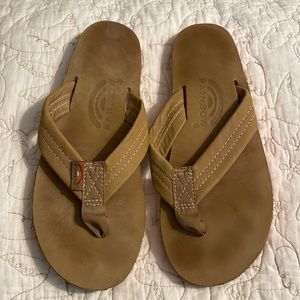 Rainbow Flip Flops EUC